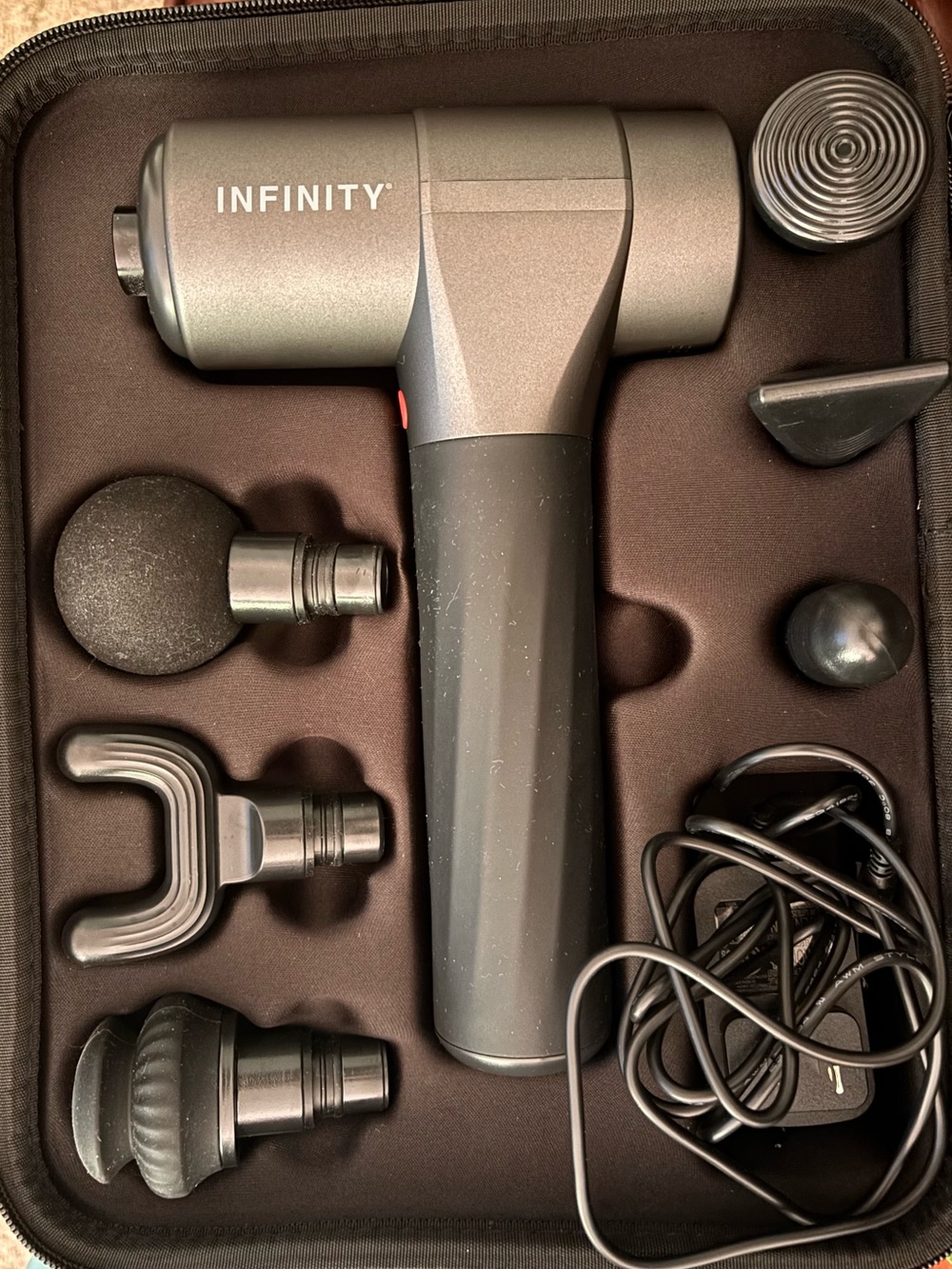 Infinity PR Pro Endurance Percussion Massage Device (Black) Charged never used.